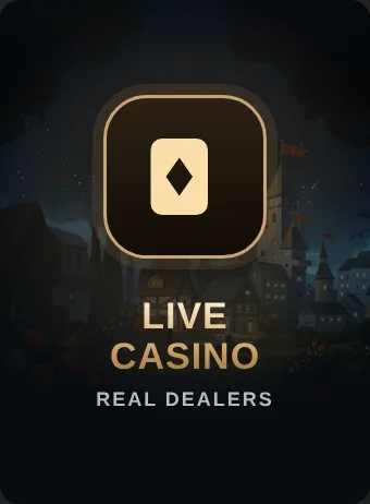 Live casino section in the Casino Kingdom app